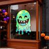 Halloween Ghost Window Clings Static Clings Cartoon Glass Stickers Decorative for Home Door Mirror Reusable Spooky Party Decorations Decoration