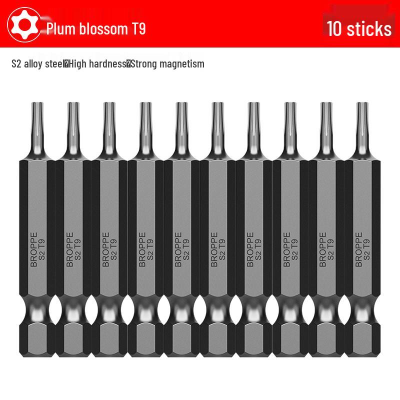S2 Steel Magnetic Phillips & Slotted Screwdriver Bits Set for Electric Hand Drills and Pneumatic Tools