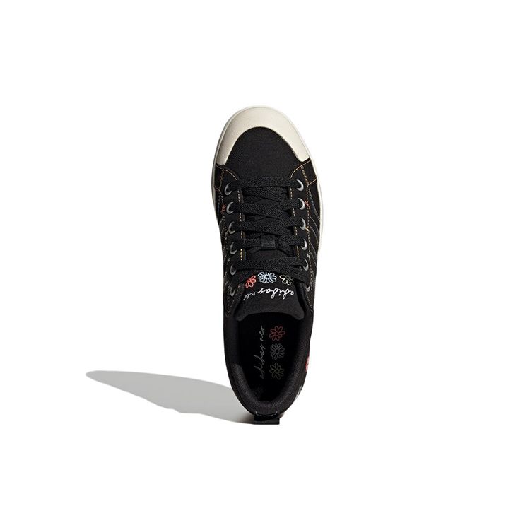 adidas Neo Bravada Удобные Прочные Низкие Кеды для Скейтбординга Женские Кроссовки Черные HP3168