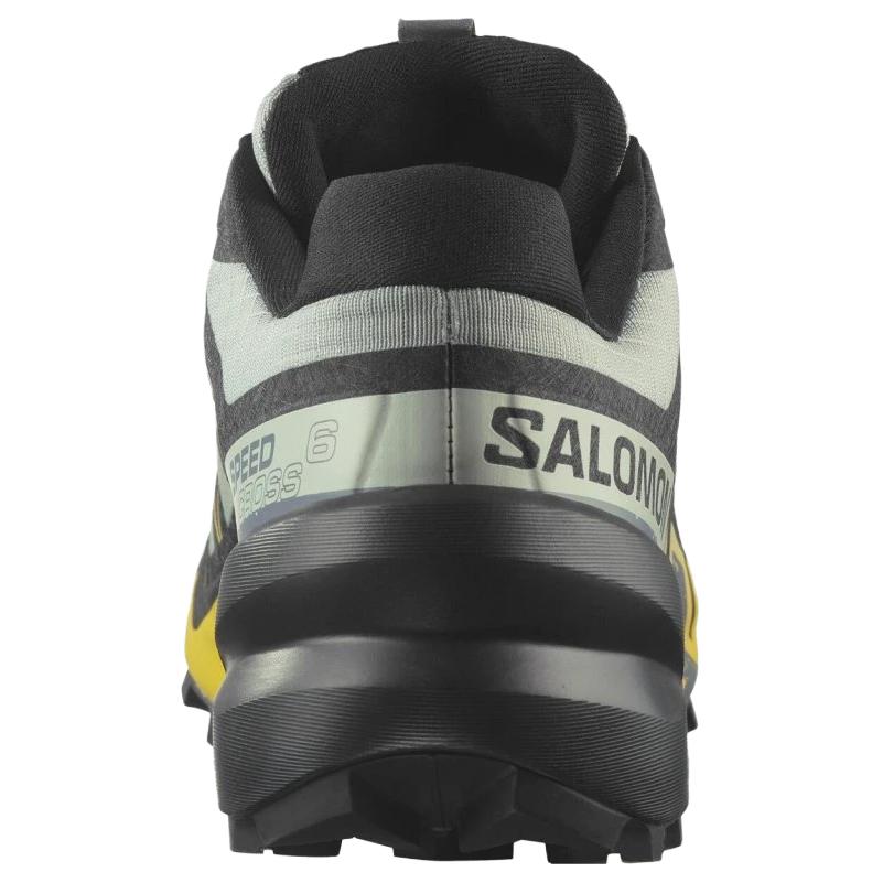 SALOMON Speedcross 6 Versatile Comfortable Supportive Lightweight Running Shoes Men Sneakers Black Gray Yellow 479805
