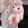 35-60cm Cute Soft Rainbow Angel Unicorn Plush Doll Pillow With Wings Flying Horse Animal Stuffed Toy Home Decor Gift