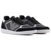 Emporio Armani EA7 Кожаные кроссовки на шнуровке с круглым носком, на плоской подошве, низкие, унисекс, Черные 7X000405AF19826MC001
