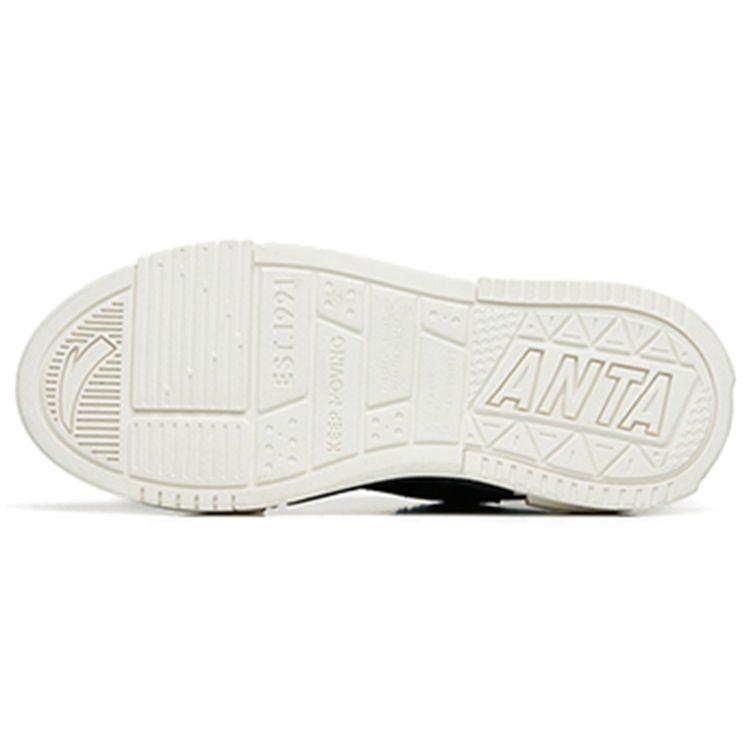 Anta Aotu Low-Top Скейт Кроссовки Женские Кроссовки Черный Белый 922218065-2