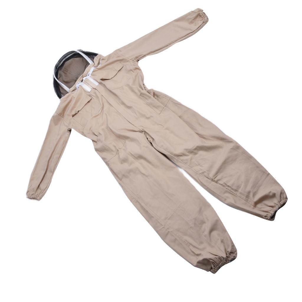 Костюм для пчеловодства, цельный, на молнии, съемная вуаль, шляпа для пчеловодства, принадлежности для пчеловодства, одежда для пчеловодства