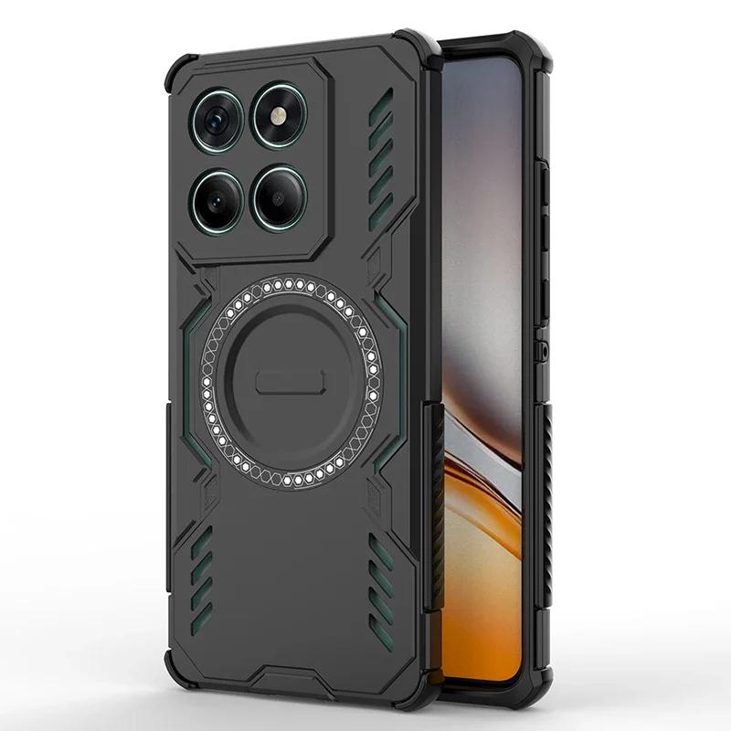 Чехол для Motorola Moto Edge 60 50 Fusion Magsafe Чехол для Для Moto Edge 50 Pro 40 Neo Магнитная Беспроводная Зарядка Ударопрочный Чехол