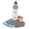 Lighthouse Ornament Resin Decorative Lighthouse Figurine Tabletop Decor for Shelves Mantels Cabinets Nightstands