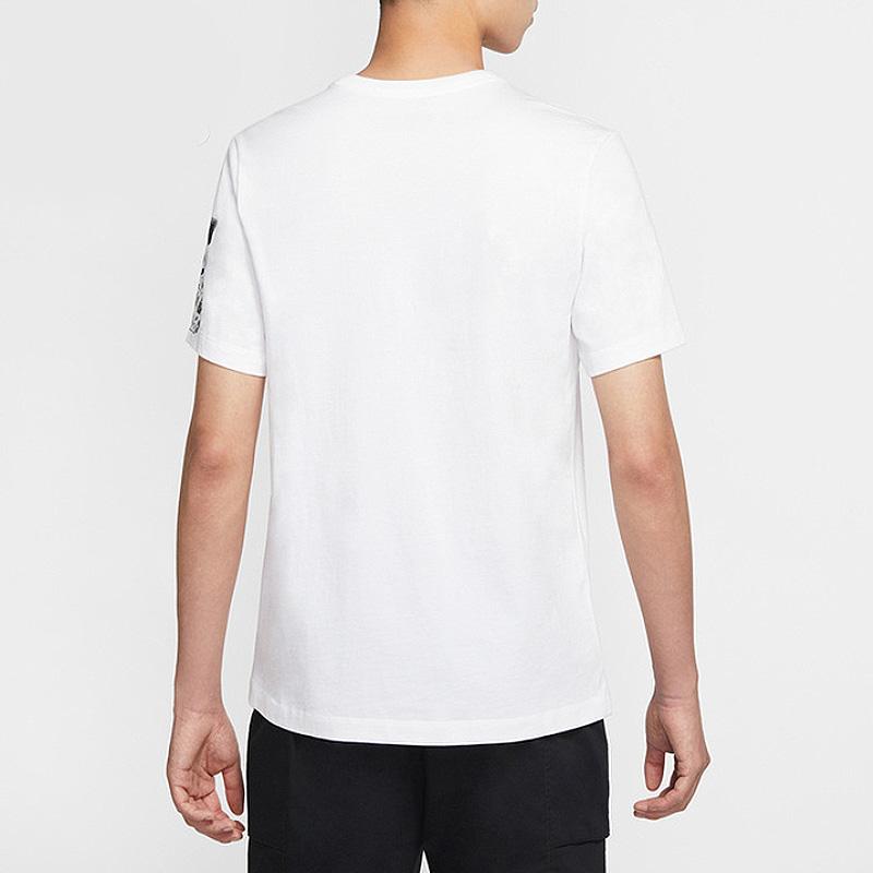 Nike Casual Sport Crew Neck Loose Short Sleeve T-Shirt Men Tops White DM6962-100