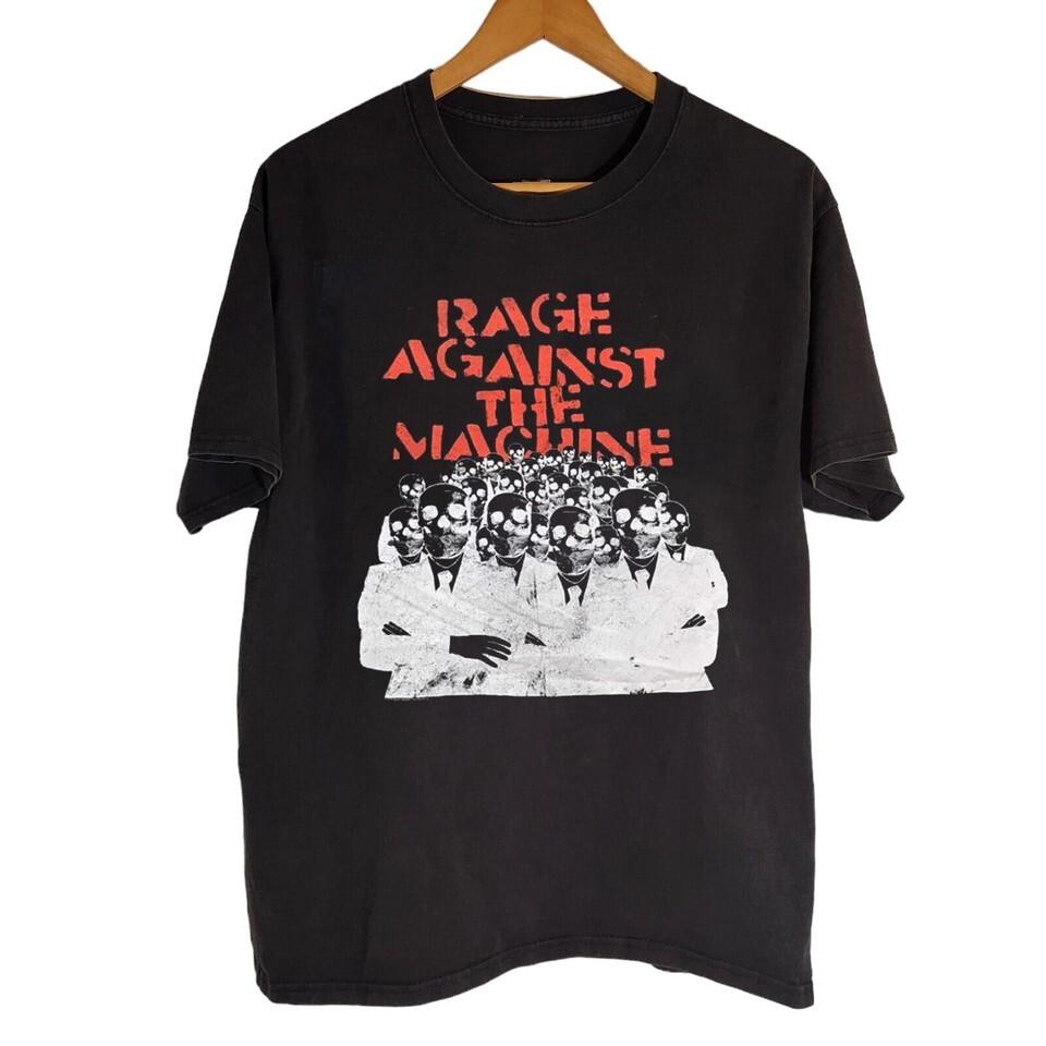 VTG Rage Against The Machine Band Short Sleeve Black S-5XL Shirt