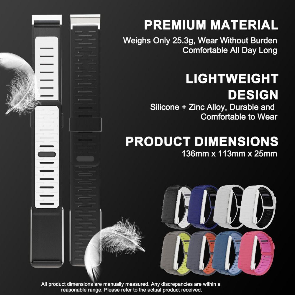 Дышащий фитнес-браслет Силиконовый ремешок для трекера Сменный ремешок для Whoop 5.0 One/Peak Женский Мужской