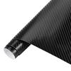 Practical Black Decal Car Roll Wrap Sticker Vinyl 3D Carbon Fiber DIY Film Sheet