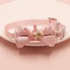 Cross-Border Princess Style Polyester Lace Cat Collar Bow Pendant Bead Bell Neck Ring Pet Cat Supplies Manufacturer