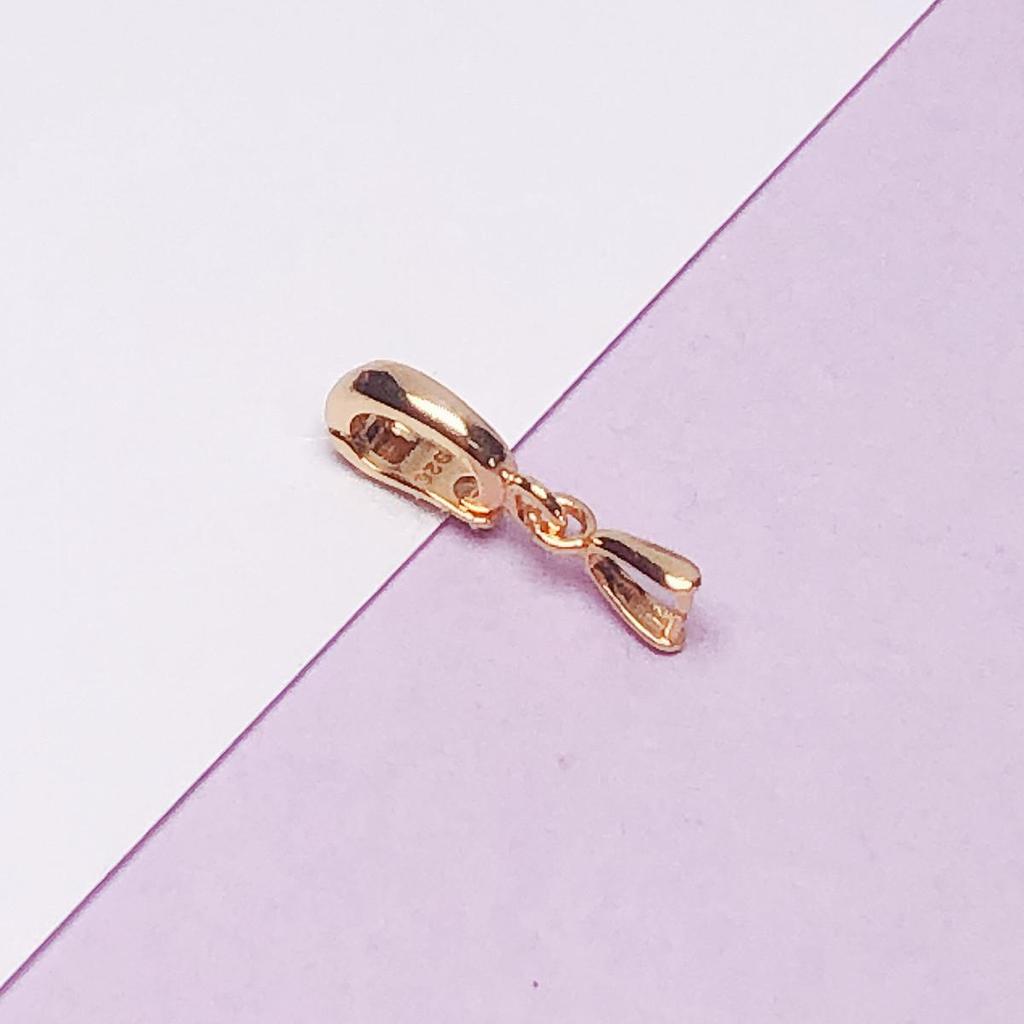 Серебряная застежка-клипса двойная из стерлингового серебра 925 пробы для подвески и нефритовых аксессуаров