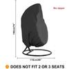 Waterproof Oxford Cloth Cover for Outdoor Hanging Egg Chair with Zipper
