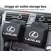 AGE2   Car Interior Air Vent Storage Box Mini Phone Waste Storage Case For Lexus UX250h RX450h RX300 GX470 CT200h RX400h NX300h RX350