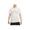 Retro Letter Slim Fit Crew Neck Short Sleeve T-Shirt Men Tops White FJ2357-030