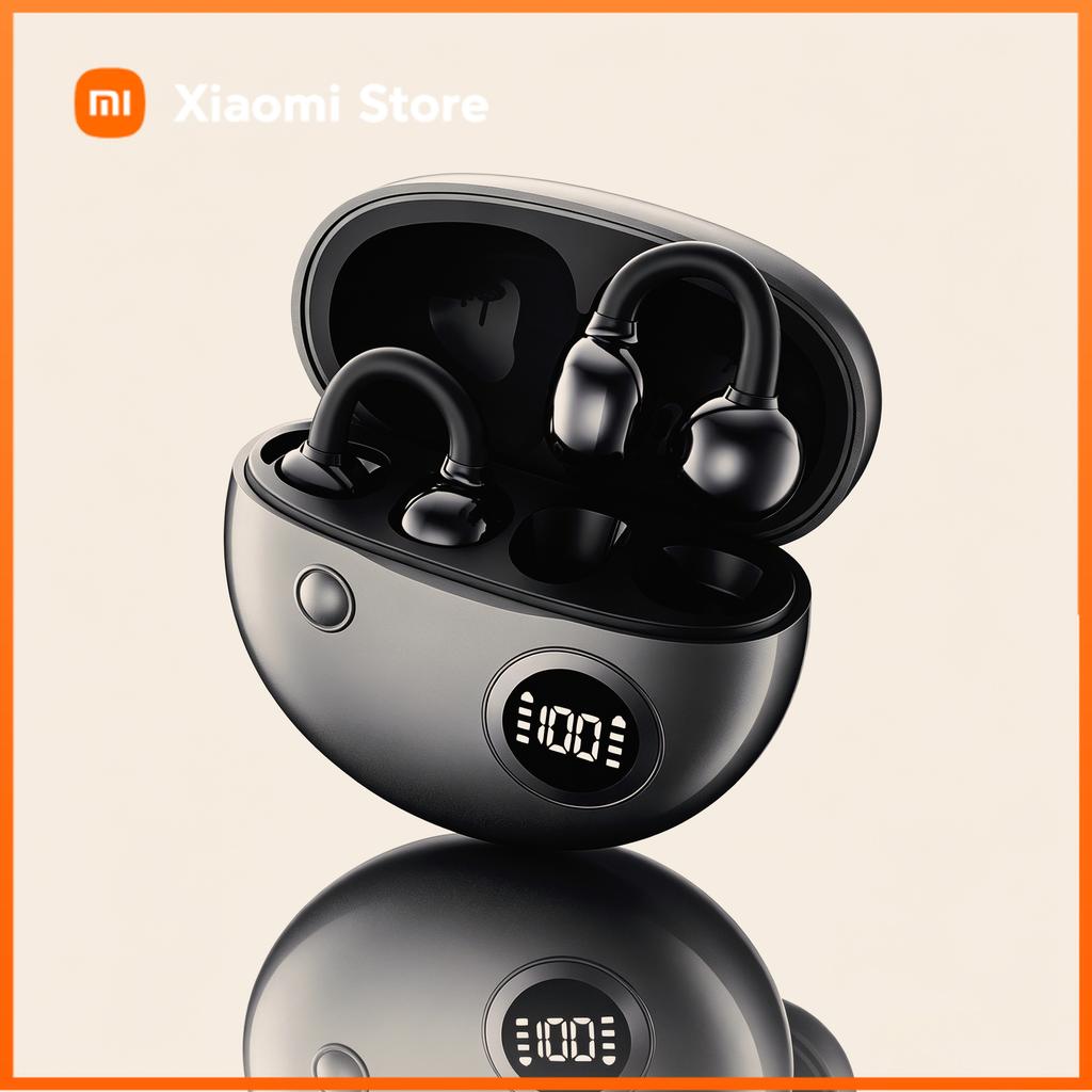 Xiaomi Clip-on Bluetooth Earphones with Hi-Fi Audio Long Lasting Battery Digital Display Noise Reduction and Stable Secure Fit