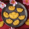 Форма для печенья Формы для тиснения печенья Новогодние вырезки для печенья В форме золотого слитка Пластиковый материал DIY Аксессуары для выпечки