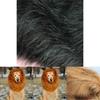 Костюм для питомца "Король джунглей", головной убор в виде головы льва из плюша, для собак среднего размера