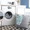 100l Large Collapsible Laundry Baskets With Handles Grey Drawstring Laundry