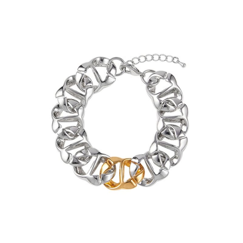 J.Gracelet Blurred Lines Bold Chain Bracelet