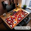 Soccer Theme Custom Mouse Pad Personalized With Name Text Customized Desk Mat For Office Home Decor