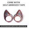 TOYCIDFG Car Rear Air Conditioner Vent Outlet Frame Cover Trim for Alfa Romeo Stelvio 2017-2020, Carbon Fiber Style Car Decoration Accessories