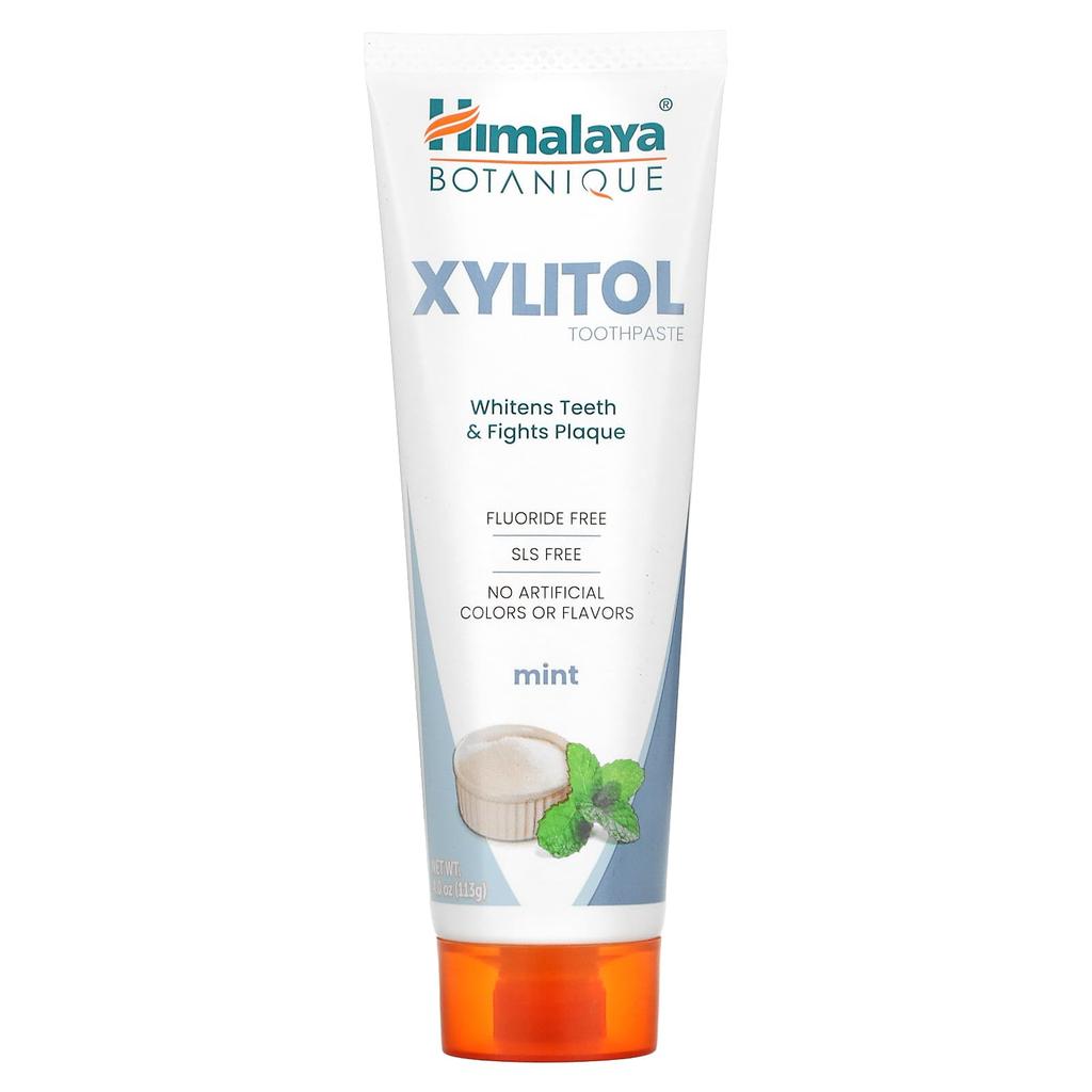 Himalaya Xylitol Toothpaste, Mint Flavor, 113g (4oz)