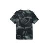 Nike Dri-FIT Miler Slim Fit Camo, быстросохнущая удобная удобная футболка с круглым вырезом и короткими рукавами, мужские топы, черные FD4053-010