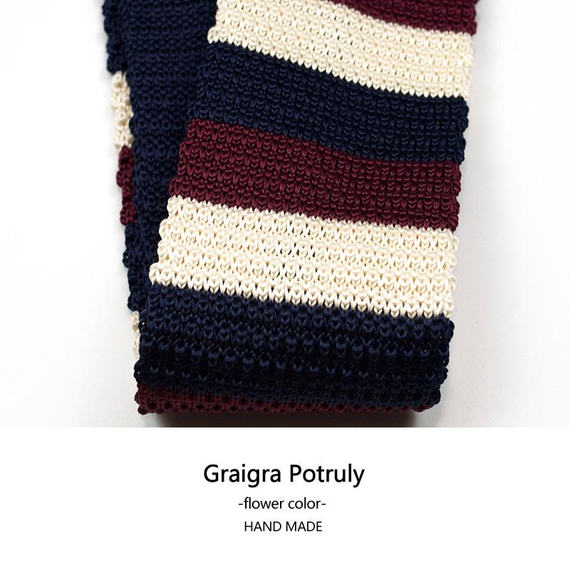 Темно-зеленый маленький галстук 5 см узкий вариант кофейного цвета ретро полосатый британский японский прилив плоский вязаный галстук