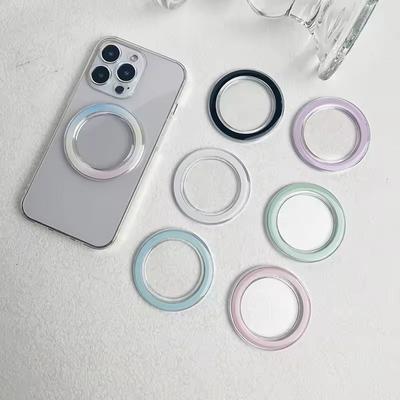 Высококачественная круглая магнитная наклейка Mac Safe для iPhone 15 14 13 12 11 Pro Max Magsafe Socket Pocket Grip Bracket