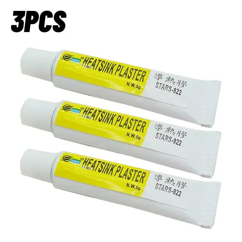ZEXEF 1-5 шт. термопаста проводящий радиатор пластырь вязкий клей для чипа VGA RAM LED IC кулер радиатор охлаждения герметик