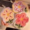 Flower Shape Hand Towel Super Absorbent Cleaning Cloth Bathroom Kitchen Hanging Hand Wipe Thicken Handkerchief Dishcloth