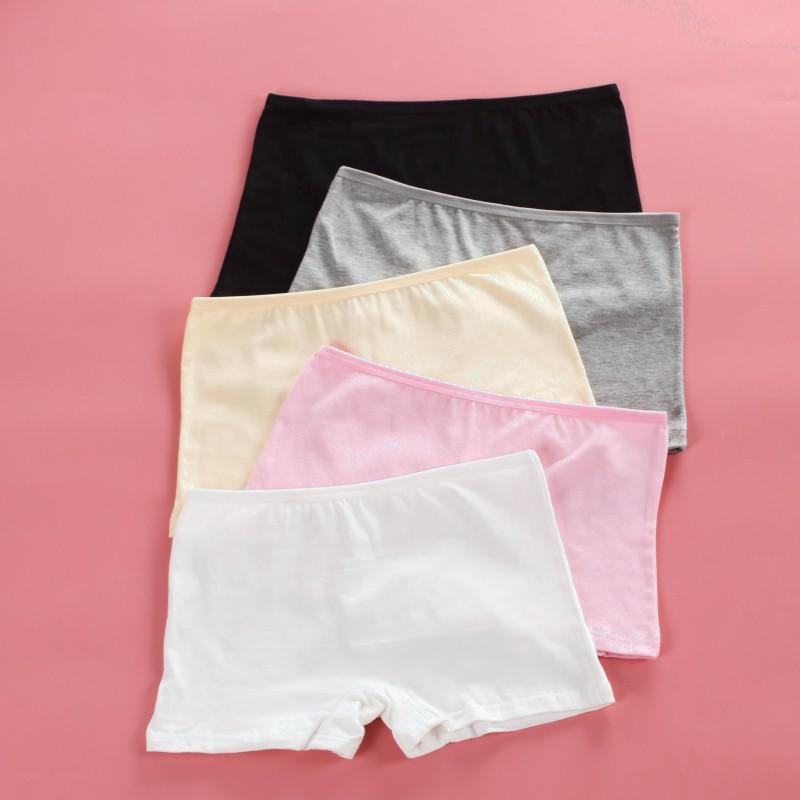 Teenage Girl Boxers Cotton Young Girls Pantie Breathable Cotton Underpants Girl Comfortable Shorts