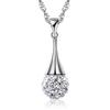 Женская подвеска, женская модель Temperament, подвеска Shambhala Rhinestone Full Diamond Ball с серебряным покрытием, ювелирные изделия