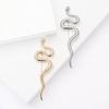 Creative Retro Alloy Electroplated Long Snake Brooch Simple Fashion Men'S And Women'S Coats Suit Corsage Jewelry Pin