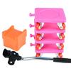 Furniture Lift Mover Tool Set 500kg Load-capacity Easy To Install Appliance Slider Heightening Pad Furniture
