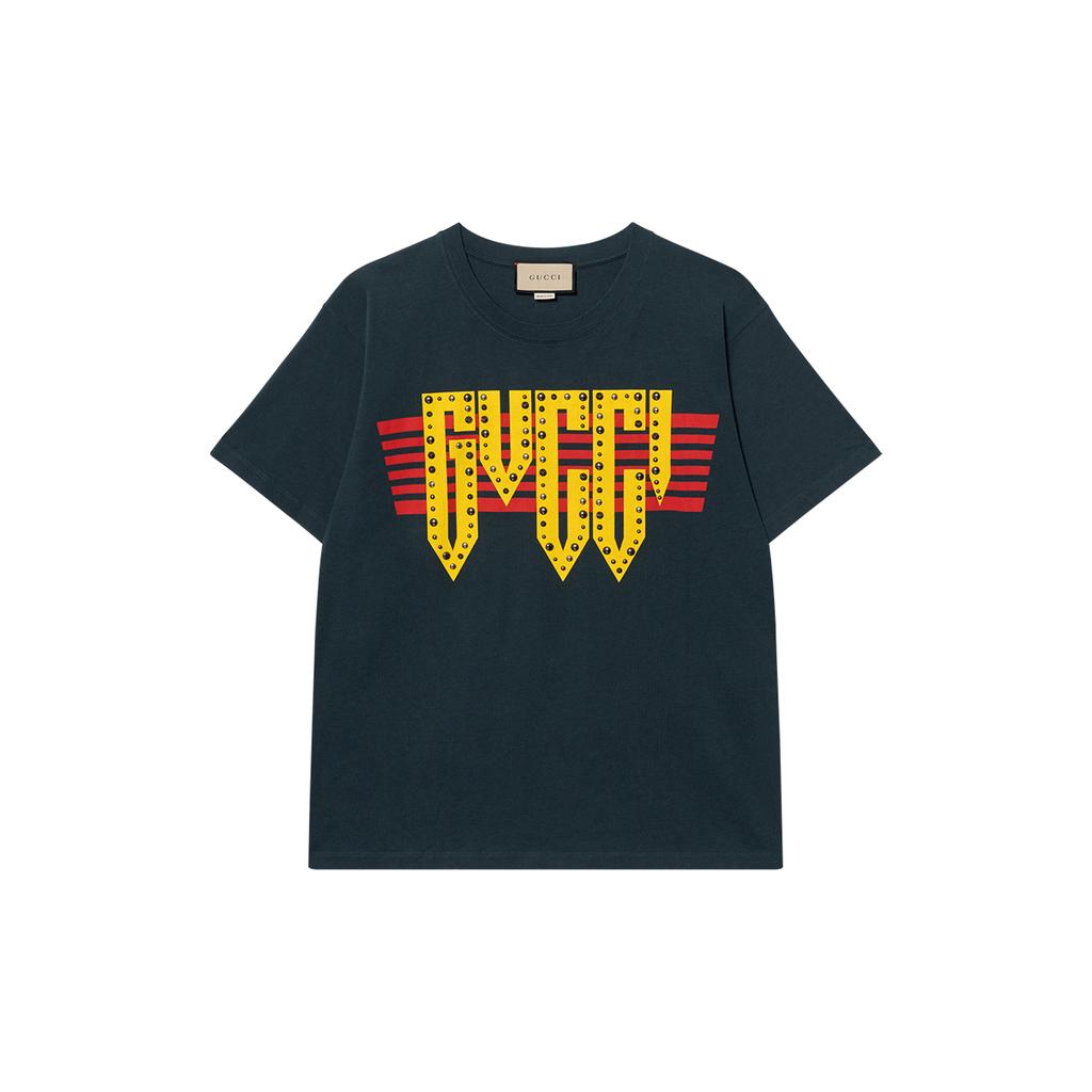 Gucci Футболка с принтом логотипа 616036-XJEUD-1117