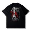 Японский Аниме Мультфильм One Piece Тематическая Футболка с Короткой Рукавой для Лидера Команды Луффи для Мужчин и Женщин Подходит для Лета