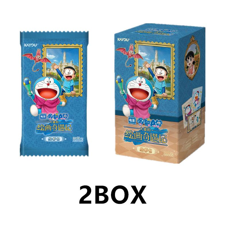 Doraemon Cards Nobita's World Story Adventure Painting bag Children's Toys Christmas Gift Collection Cards Gifts Toys