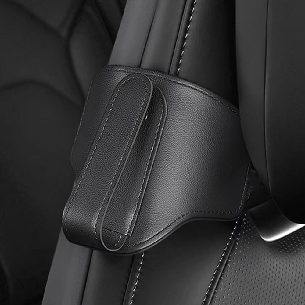 Comfortable Driving Car Seat Belt Fixator PU Leather Seat Belt Positioner Seat Belt System