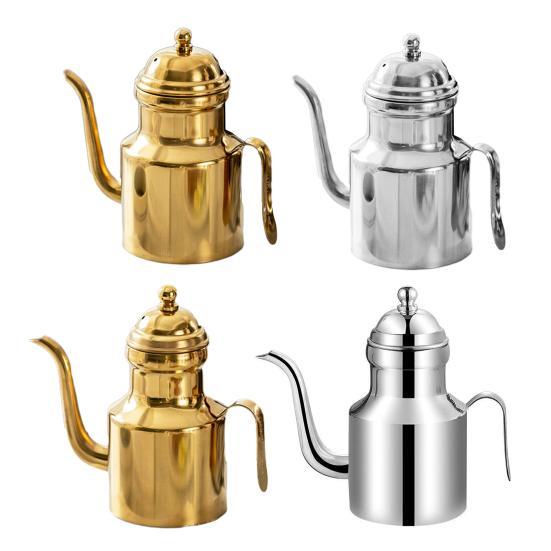 Диспенсер для масла из нержавеющей стали, герметичная бутылка для масла без капель для оливкового масла, уксуса, кухонный контейнер для хранения масла