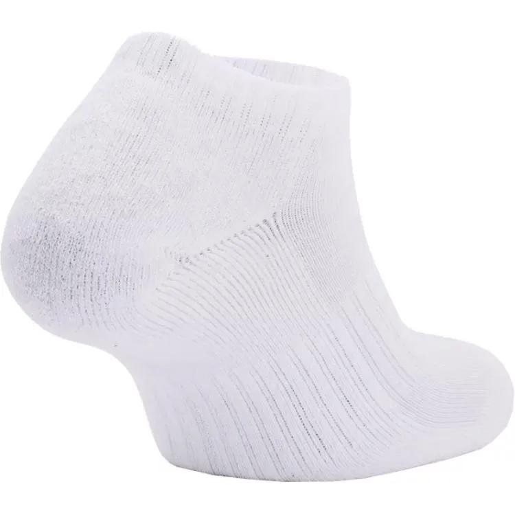 Under Armour Ankle Socks Unisex 3 Pack White (Unisex) Ankle Socks 1363241 100