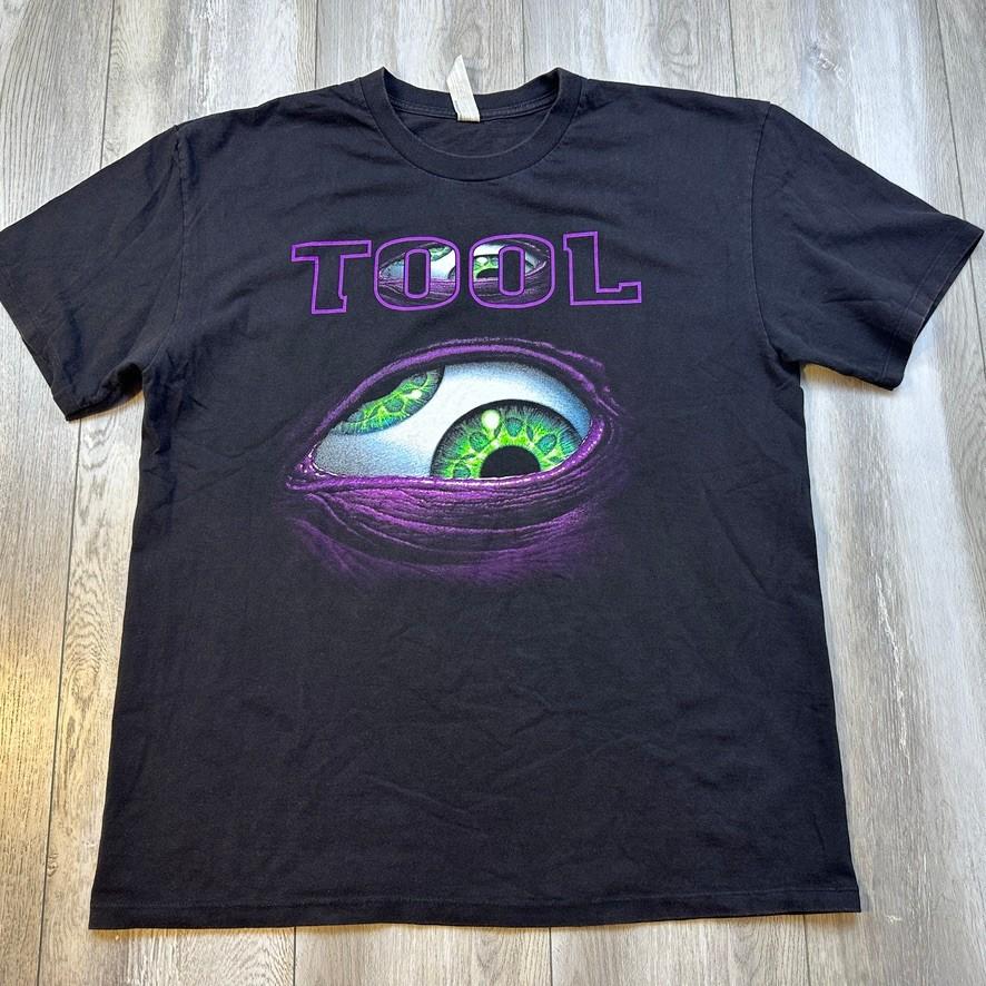 Tool Shirt Mens XL Black Aenima Eye Box Logo Industrial Rock Metal Band Men Unisex T-Shirt