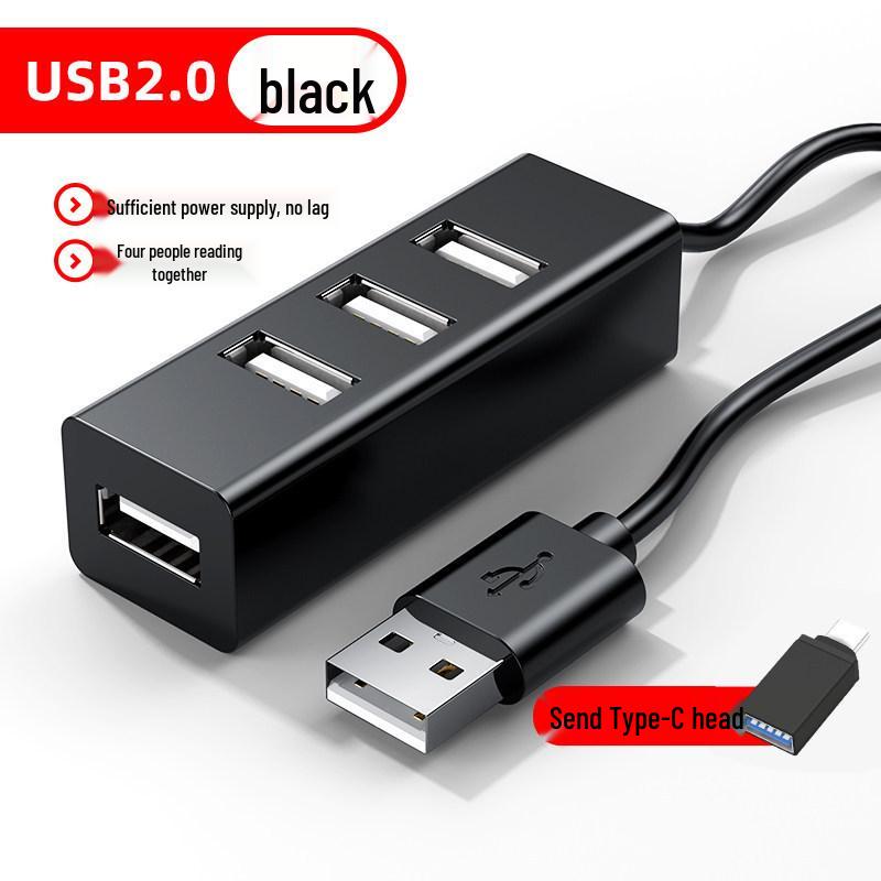 USB 3.0 Hub Splitter: 4-Port Expansion for Laptop, Mouse, Flash Drive