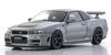 Kyosho Original Scale Nissan Skyline R34 Nismo Grand Touring Car Finished Product KSR43106GR 1/43 GT-R (Gray)