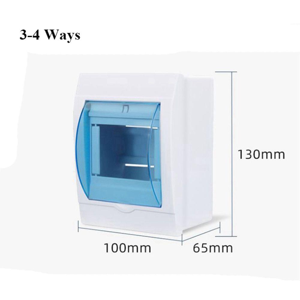 Circuit Breaker Electric Transparent Cover Distribution Protection Box Project Case Plastic Boxes