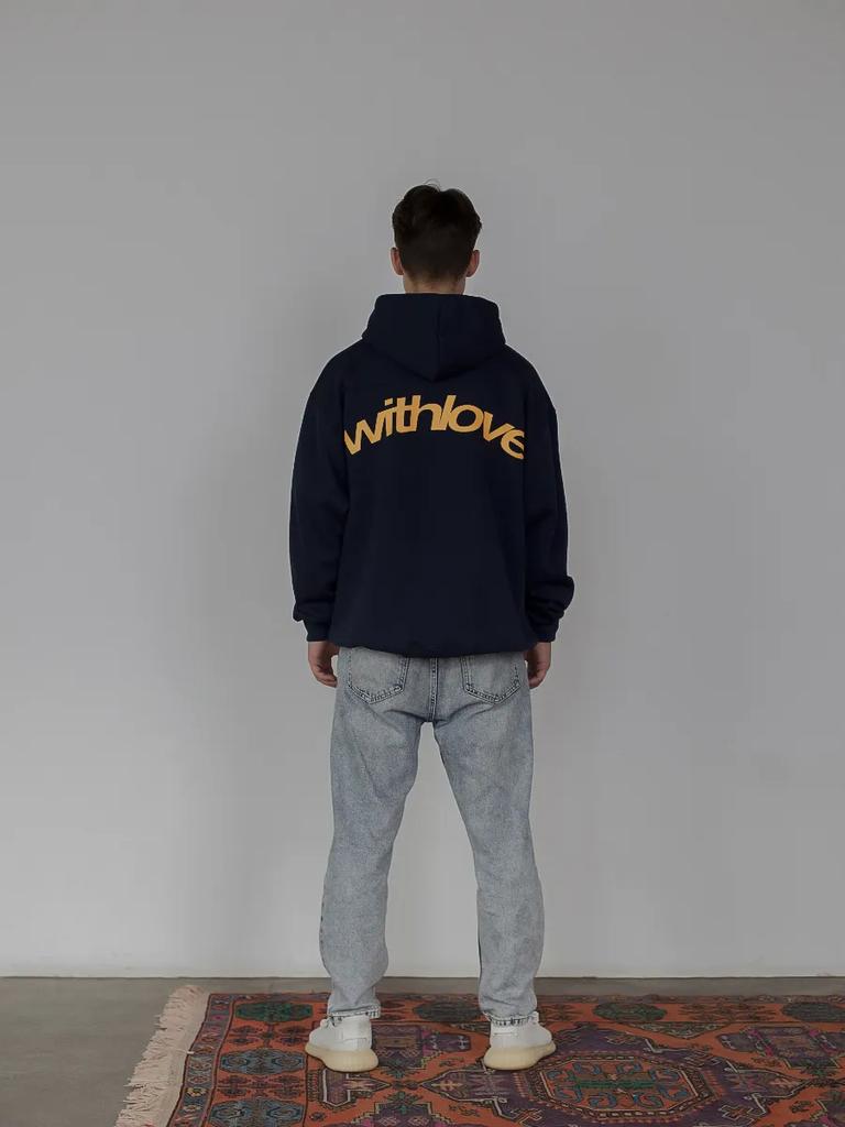 Withlove Letter Printed Hoodie Men Women Couple's Oversized Sweatshirt Harajuku Streetwear Tracksuit Female Male Clothing