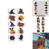 Halloween Festive Door Decoration With Bat Pumpkin Door Hanging For Scene