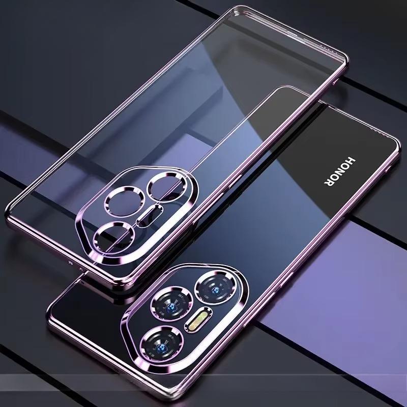 Мягкий чехол с гальваническим покрытием для Honor 400 Pro 400lite, противоударный гальванизированный силиконовый ТПУ бампер, задняя крышка для телефона Honor400