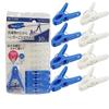 Towa Sangyo Neosoul Clothespins, Whole Hanger Pinch, White/Blue, Approx. 4.4 X 1.4 X 6cm, Pack of 10